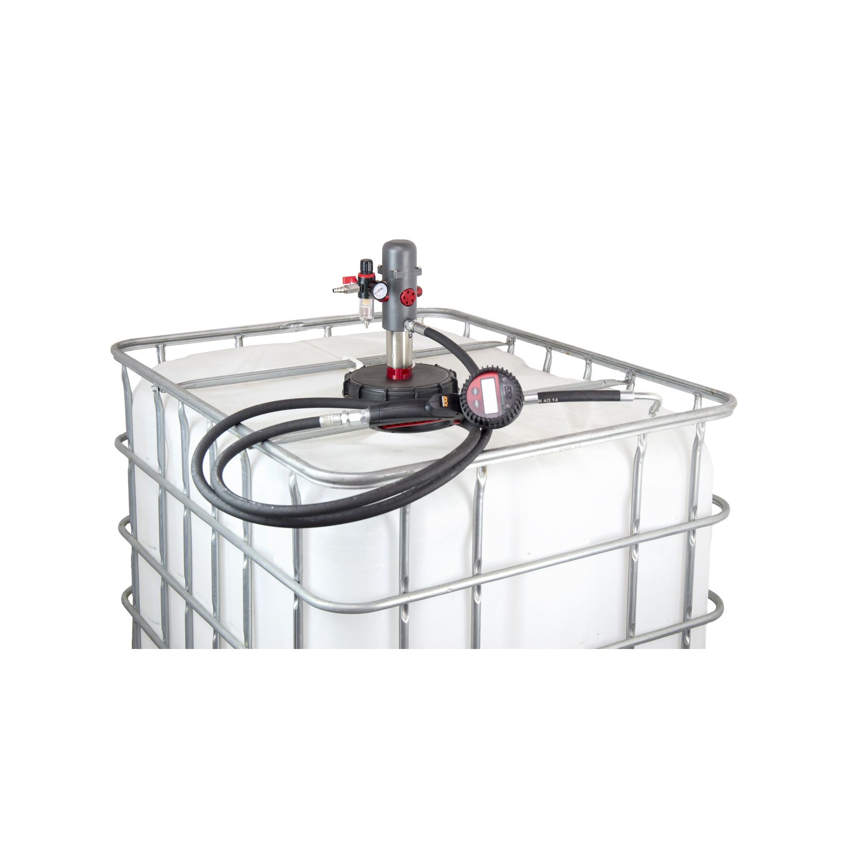 EQUIPOS DE LUBRICACIÓN CON BOMBA NEUMÁTICA RDC024 SOBRE GRG 1000L